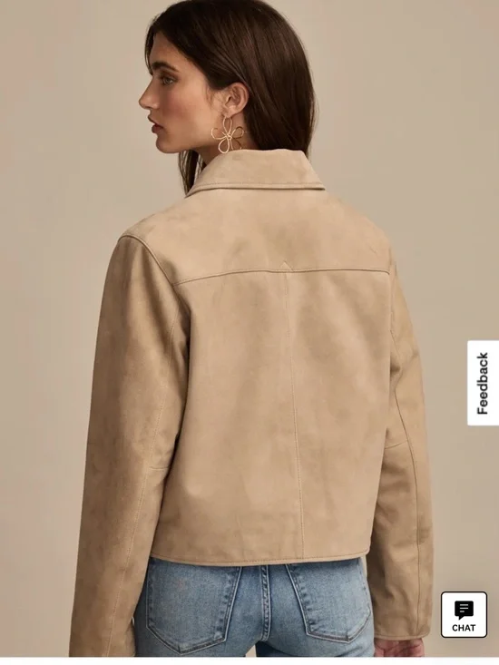 Lucky brand suede button jacket - Picture 3 of 7